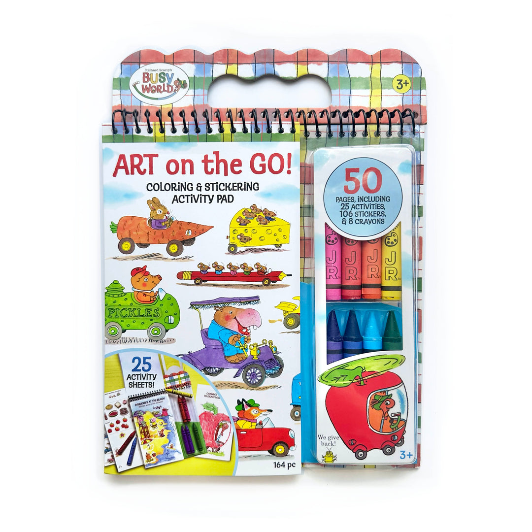 Richard Scarry's Busy World® Art on the Go! – A portable art kit for little artists.
