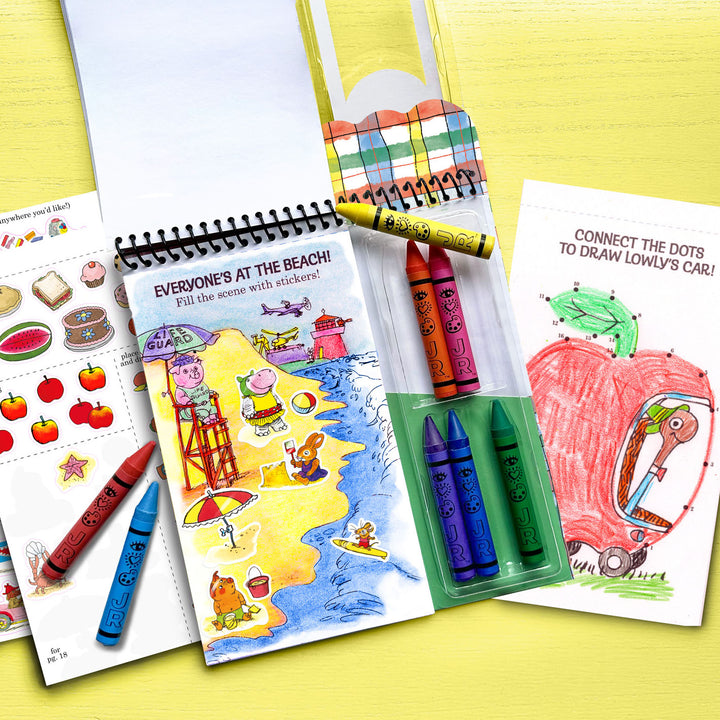 Richard Scarry's Busy World® Art on the Go! – A portable art kit for little artists.
