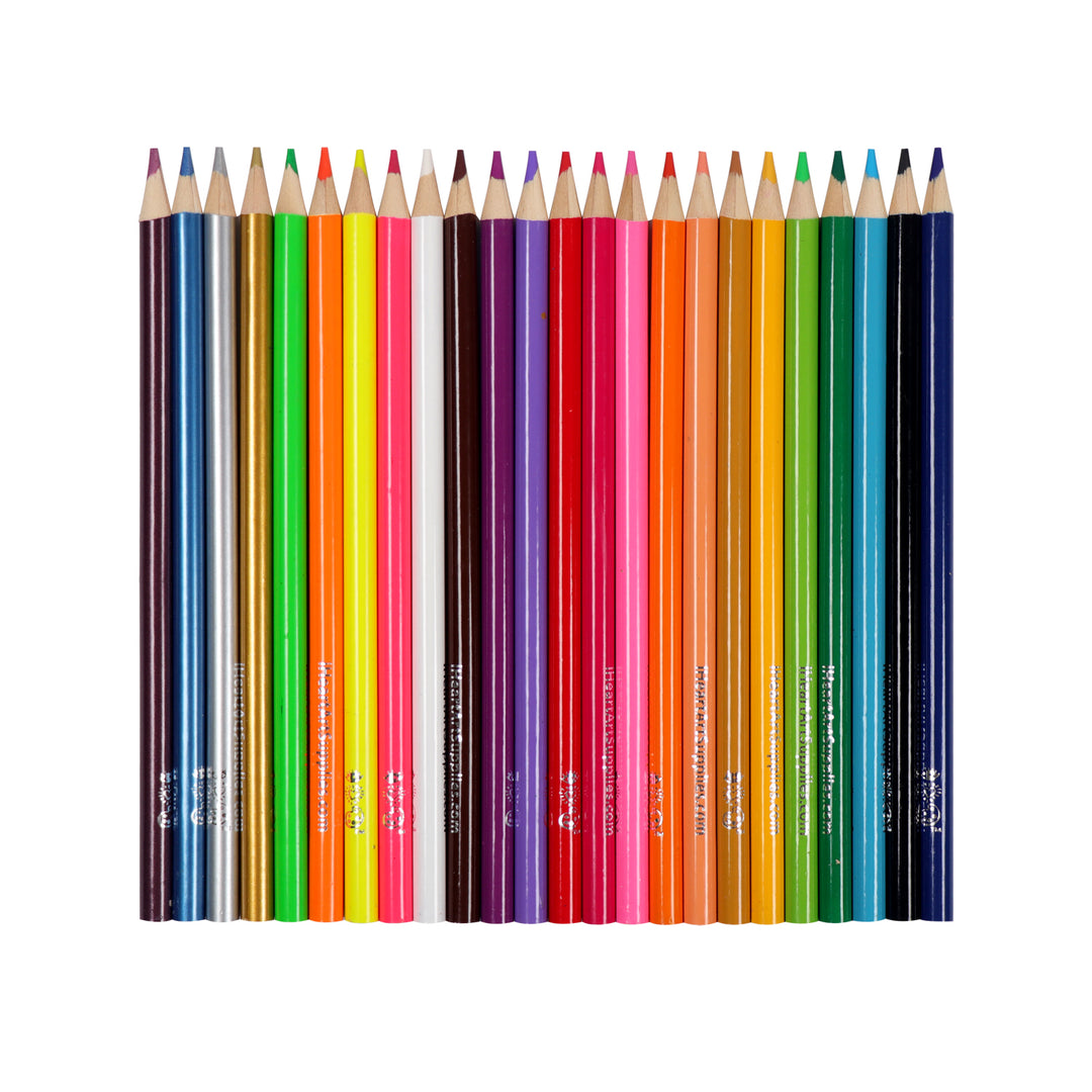 iHeartArt 24 Colored Pencils – A complete set of vibrant colored pencils.
