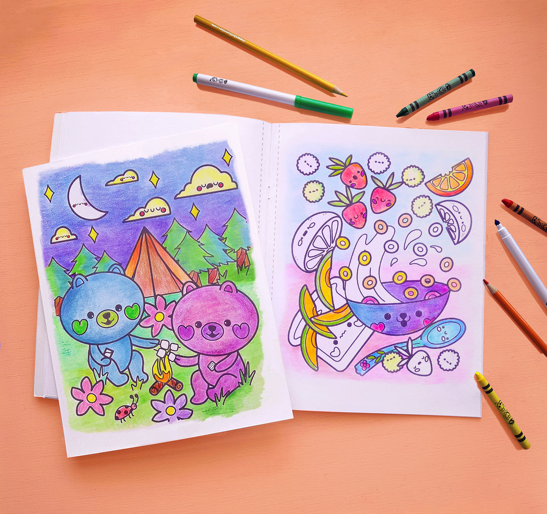 Color Craze - Cuties – Cute character-themed coloring pages image 2