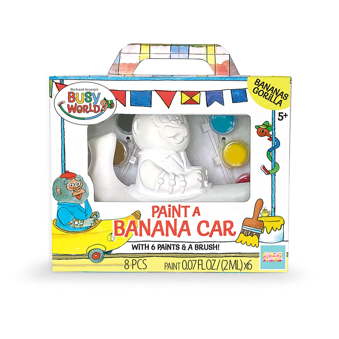 Richard Scarry's Busy World® Paint A Racer - Bananas Gorilla – Paint and play with Bananas Gorilla’s car.
