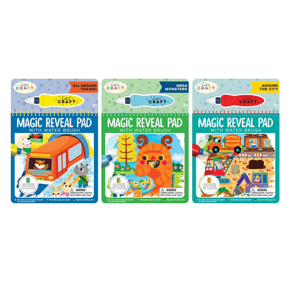 Magic Water Reveal Pads Farm, ABCs, Animals – brightstripes