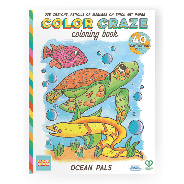 Color Craze - Ocean Pals – Ocean animals coloring set for little artists.