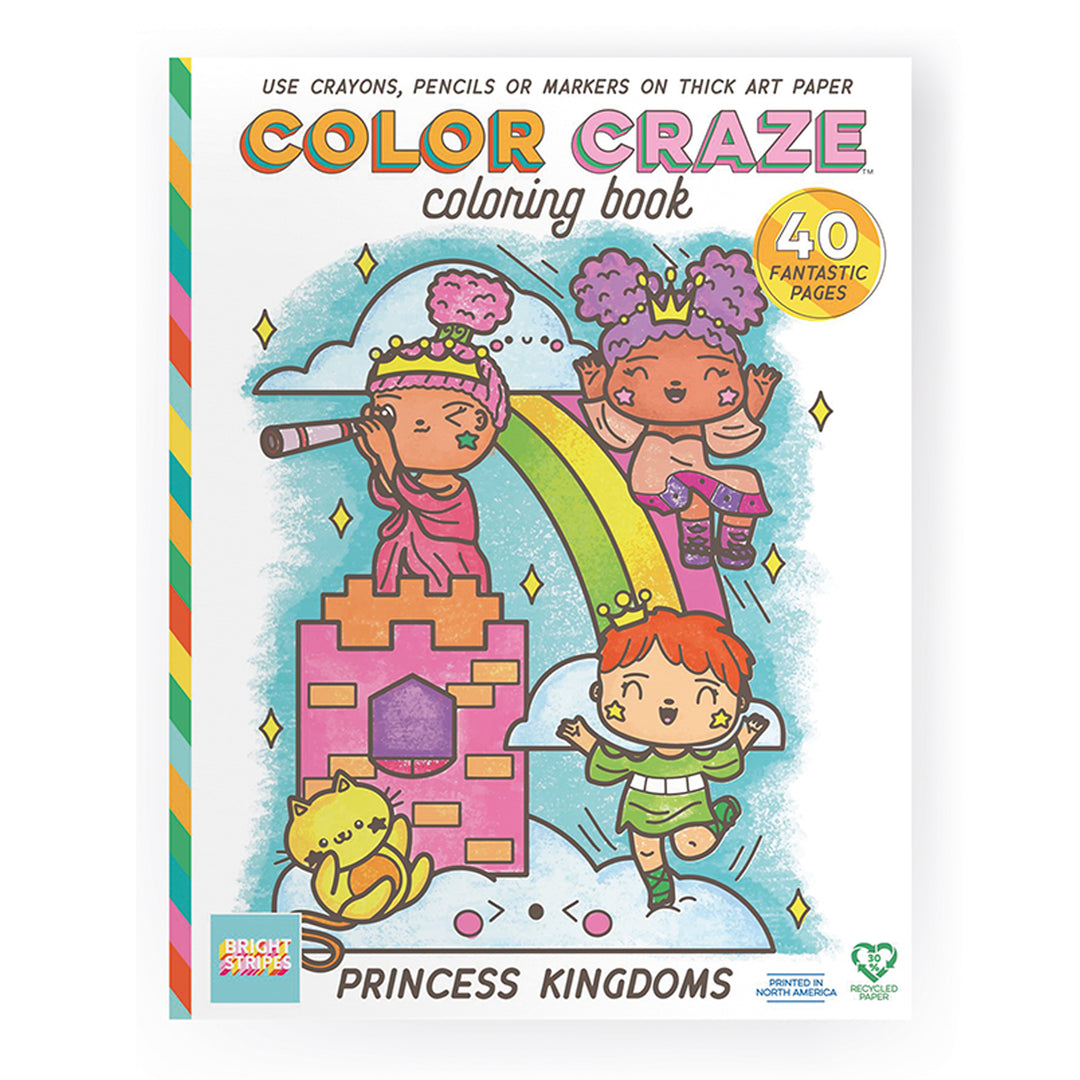 Color Craze - Princess – Royal princess-themed coloring pages.