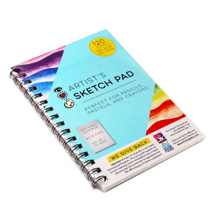 iHeartArt Artist Sketch Pad – A professional-style sketchbook for detailed drawings.