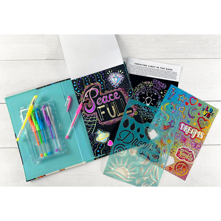 iHeartArt Therapeutic Art Journal Sparkling Aspirations – A guided journal with artistic prompts.