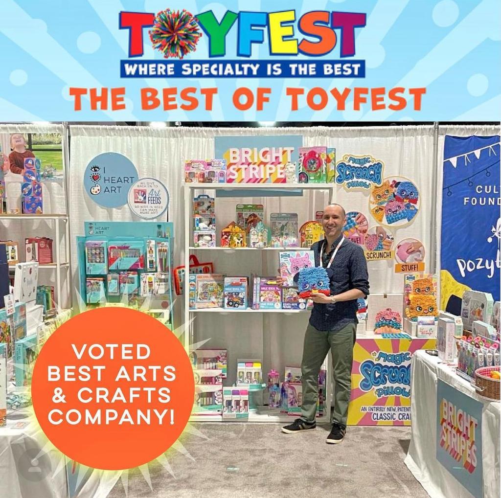 Voted Best Arts & Crafts Company at Toy Fest!
