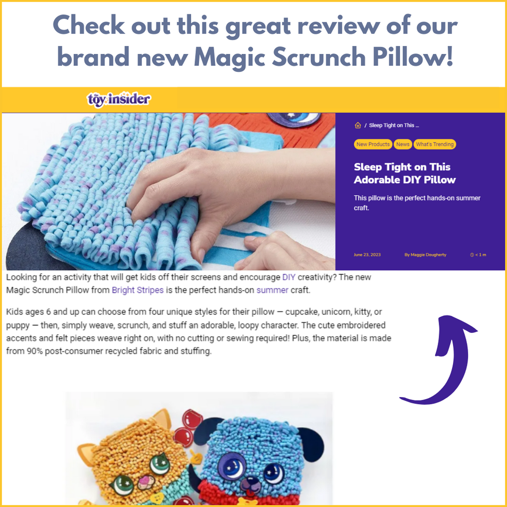 Great review of our brand new Magic Scrunch™ Pillow! @The Toy Insider