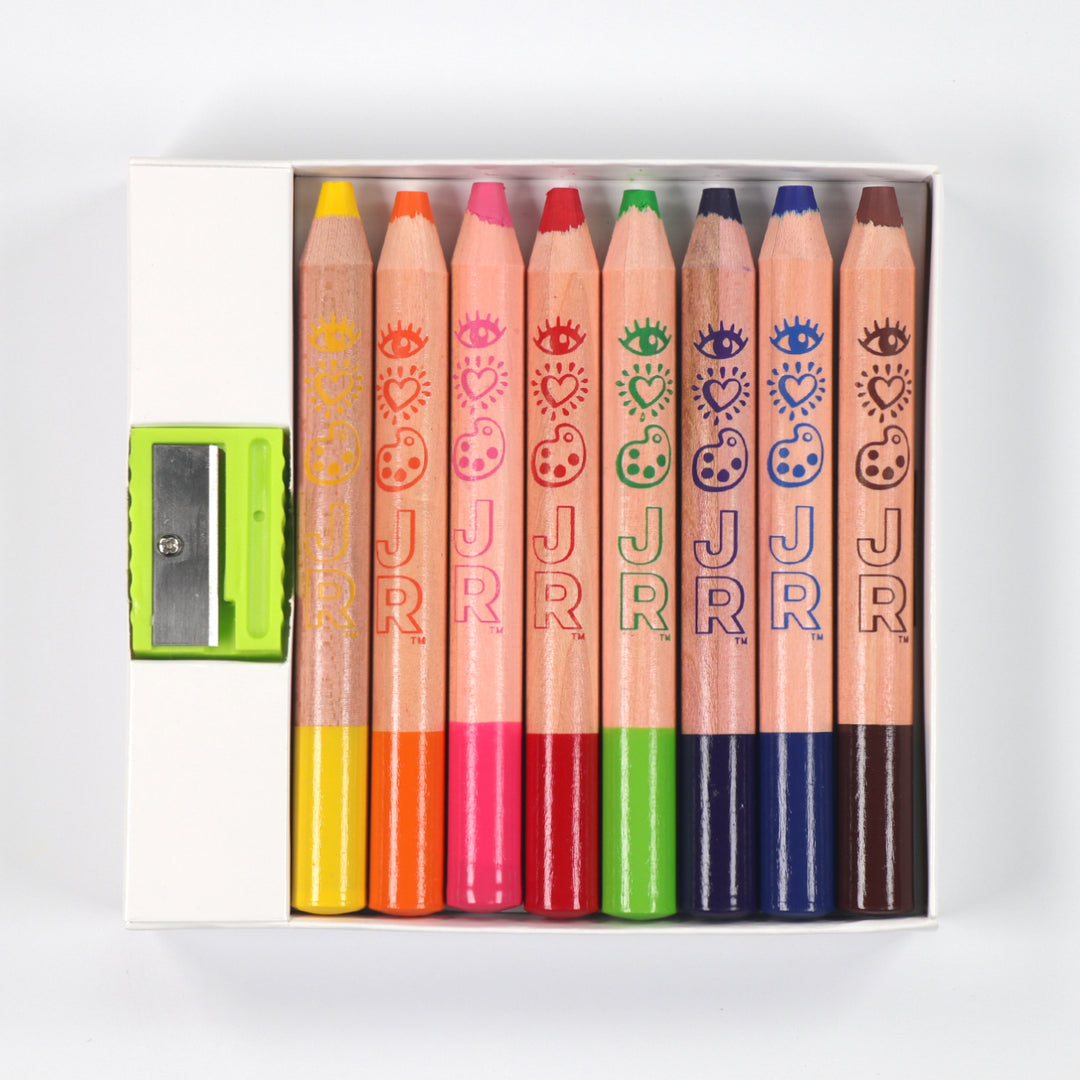 iHeartArt JR 8 Chubby Watercolor Pencils