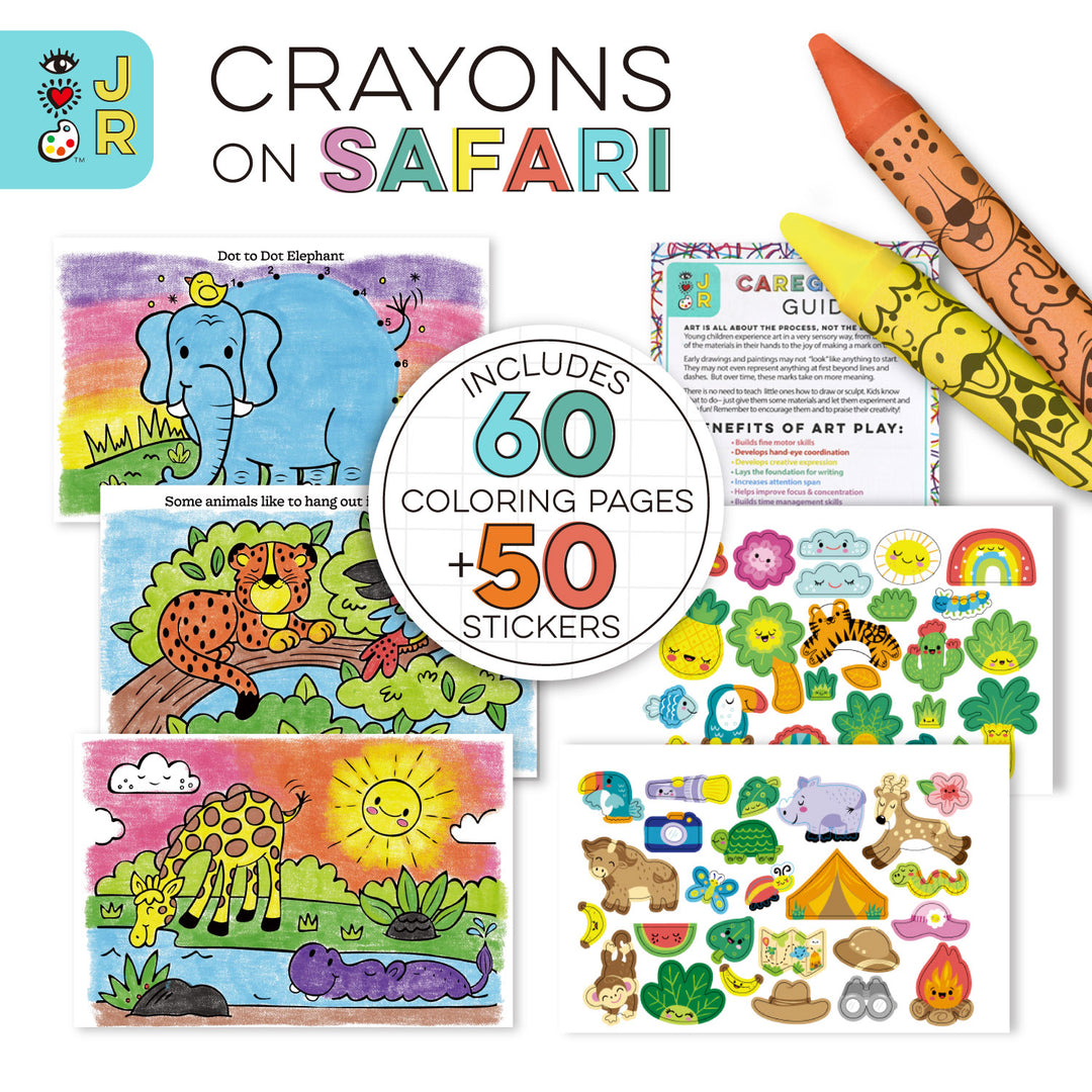 iHeartArt JR Crayons on Safari