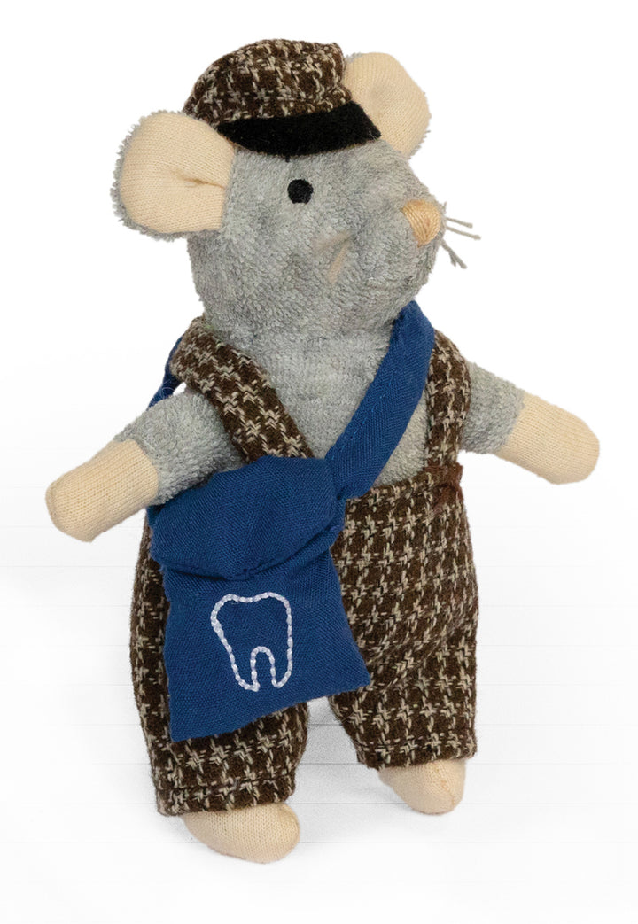 Plush TOOTH MOUSE Gift Set with mouse door