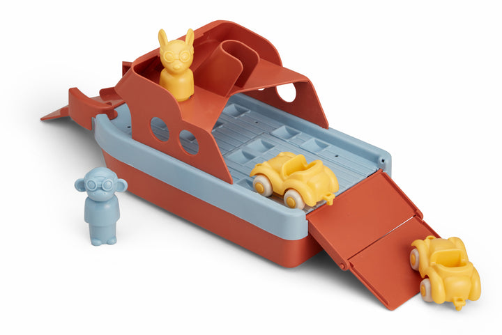 Original Jumbo FERRY BOAT with 2 Cars & 2 Figures