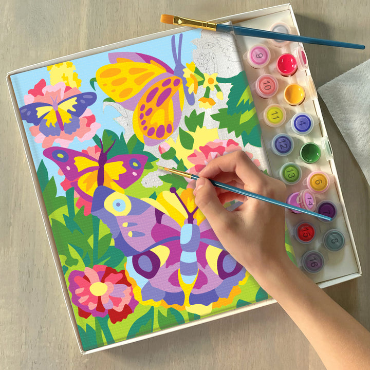 iHeartArt Paint by Numbers Butterflies + Blooms