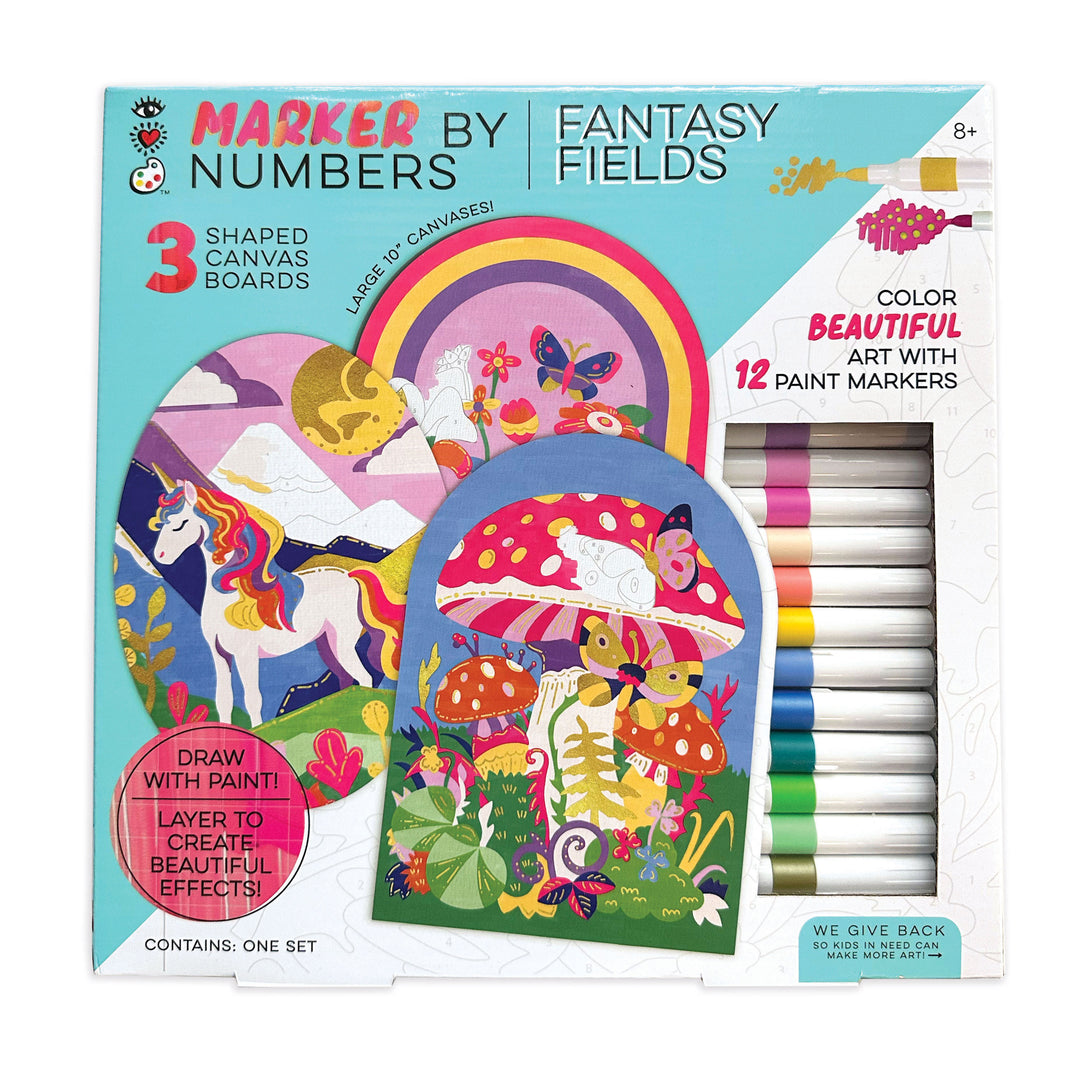 Iheart Markers by Numbers - Fantasy Fields