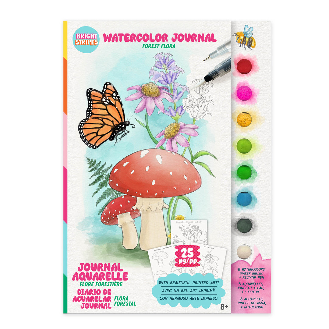 Watercolor Journal - Forest Flora