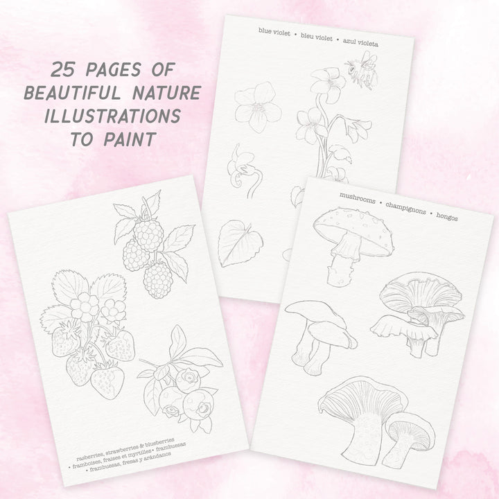 Watercolor Journal - Forest Flora