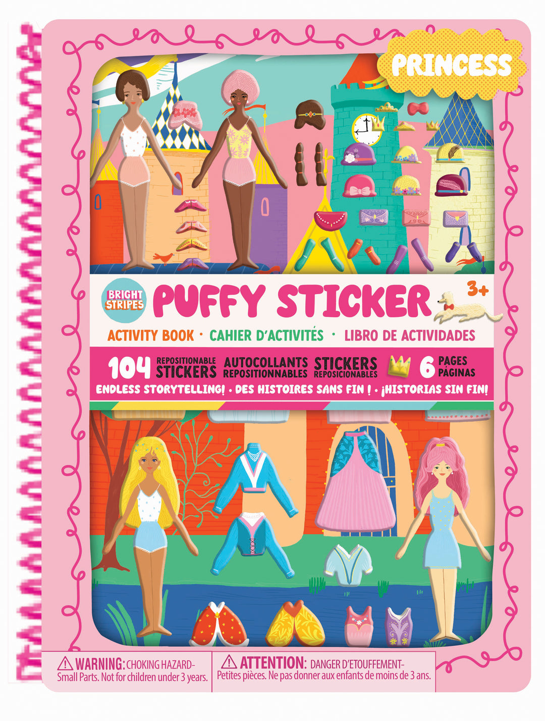 Puffy Sticker Books- Princess