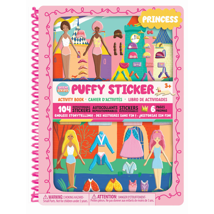 Puffy Sticker Books- Princess