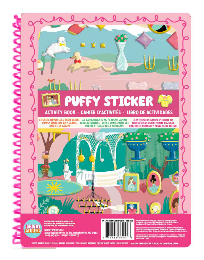 Puffy Sticker Books- Princess