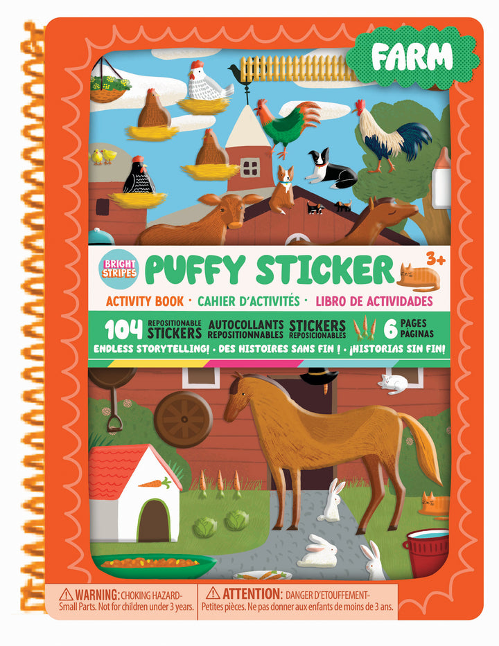 Puffy Sticker Books- Farm