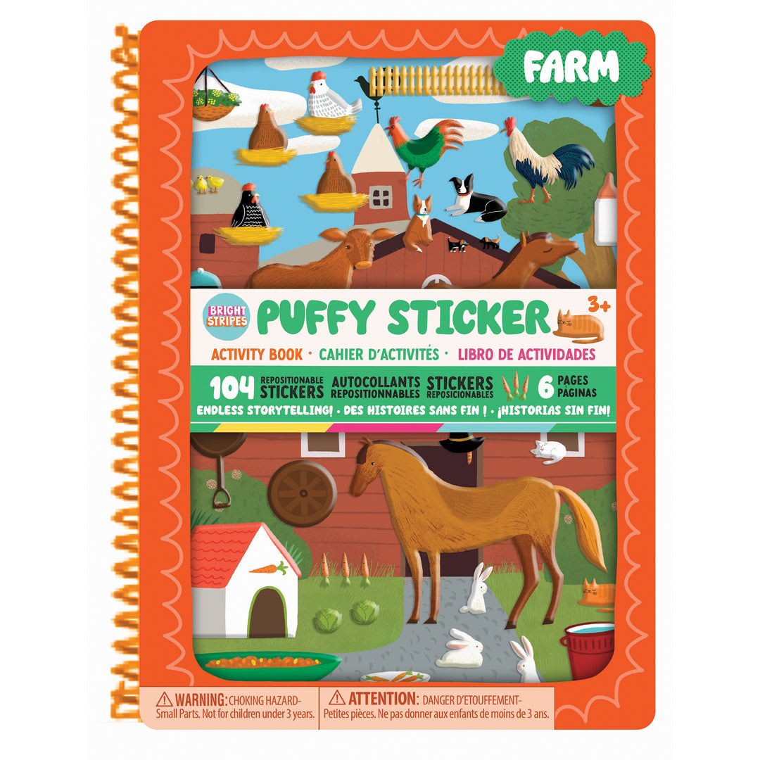 Puffy Sticker Books- Farm