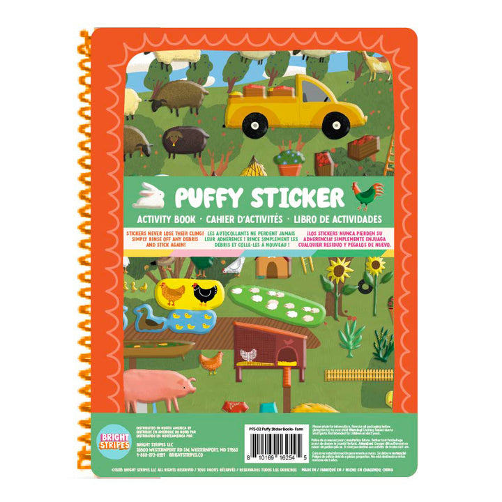 Puffy Sticker Books- Farm