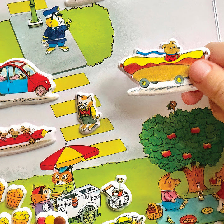 Puffy Sticker Books- Busy World