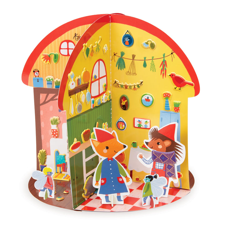 Puffy Sticker 3D Playhouse Mushroom Cottage