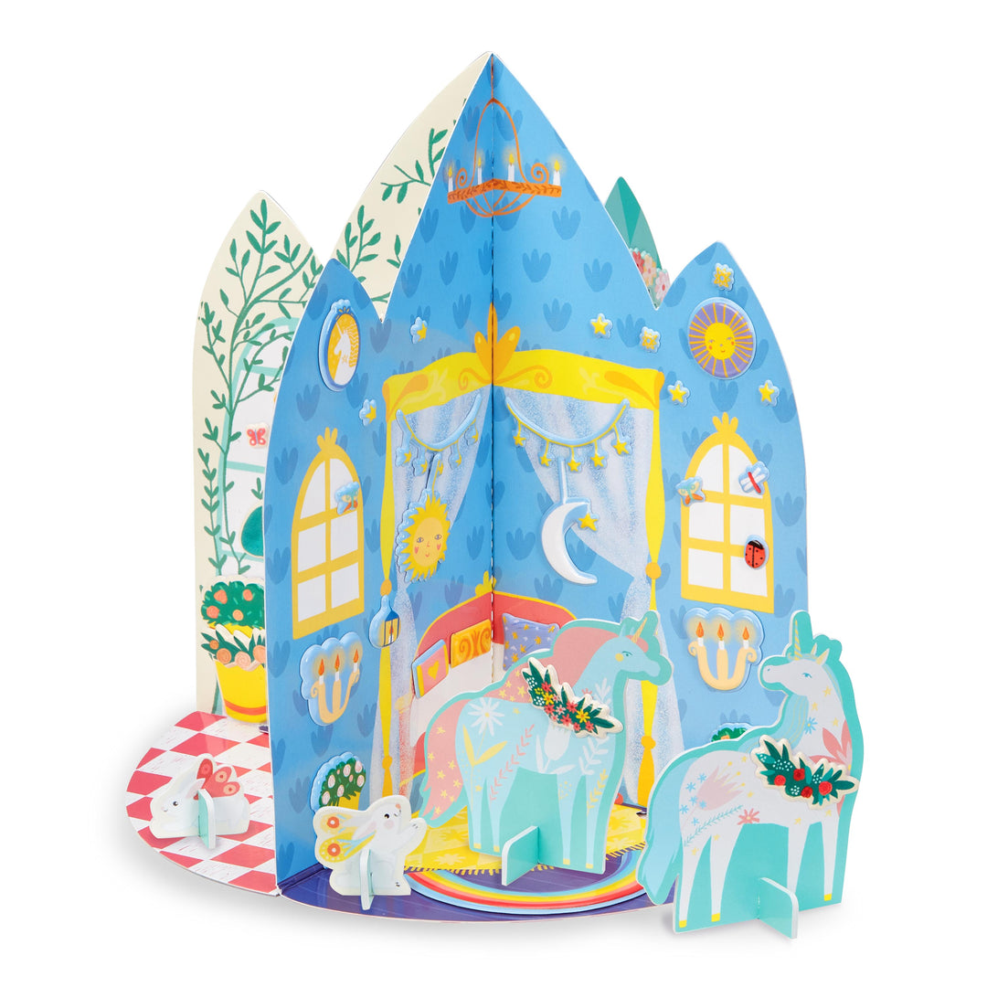 Puffy Sticker 3D Playhouse Unicorn Palace