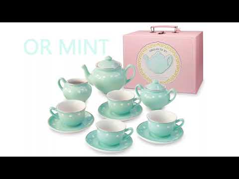 Porcelain Tea Set Mint