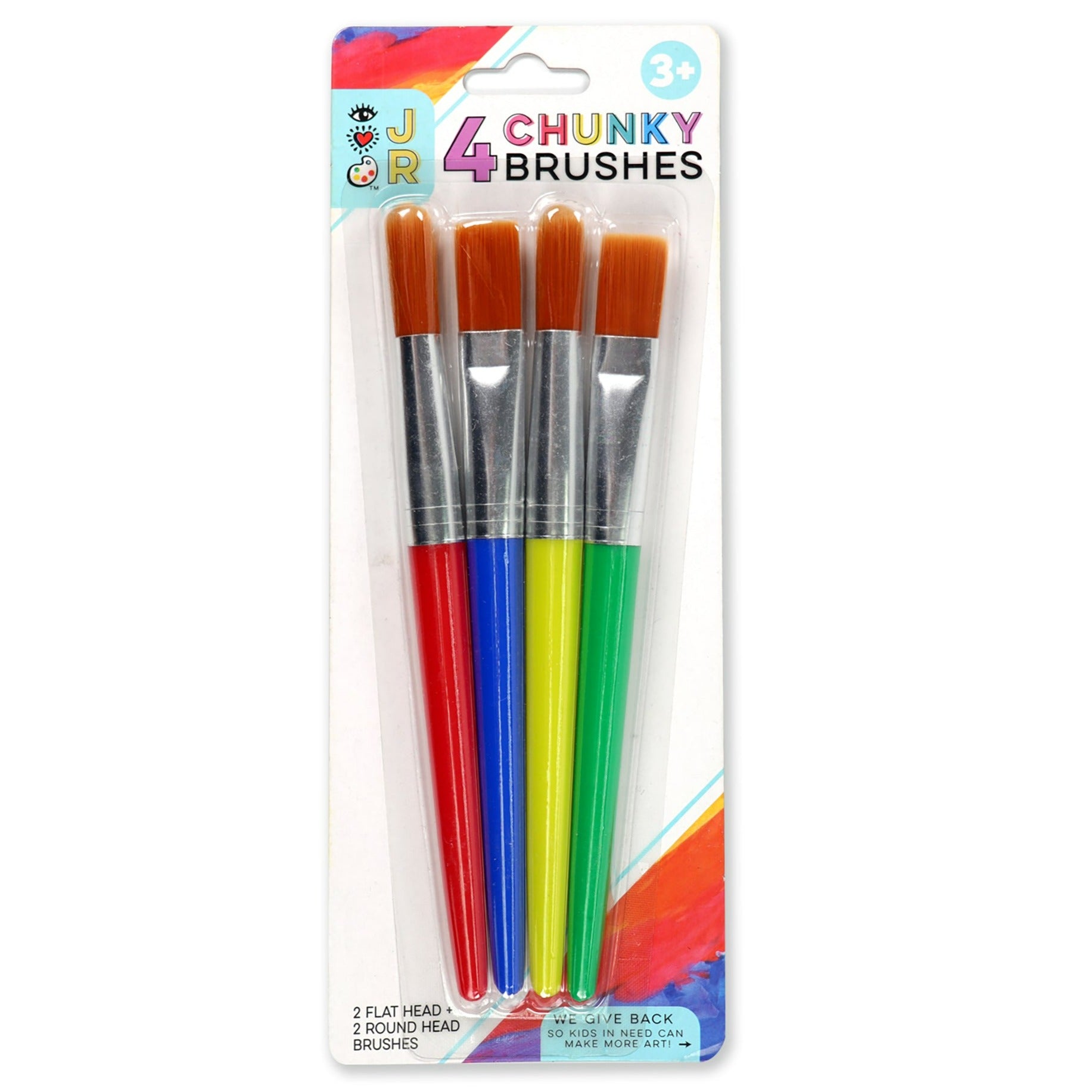 iHeartArt JR 4 Chunky Brushes – brightstripes