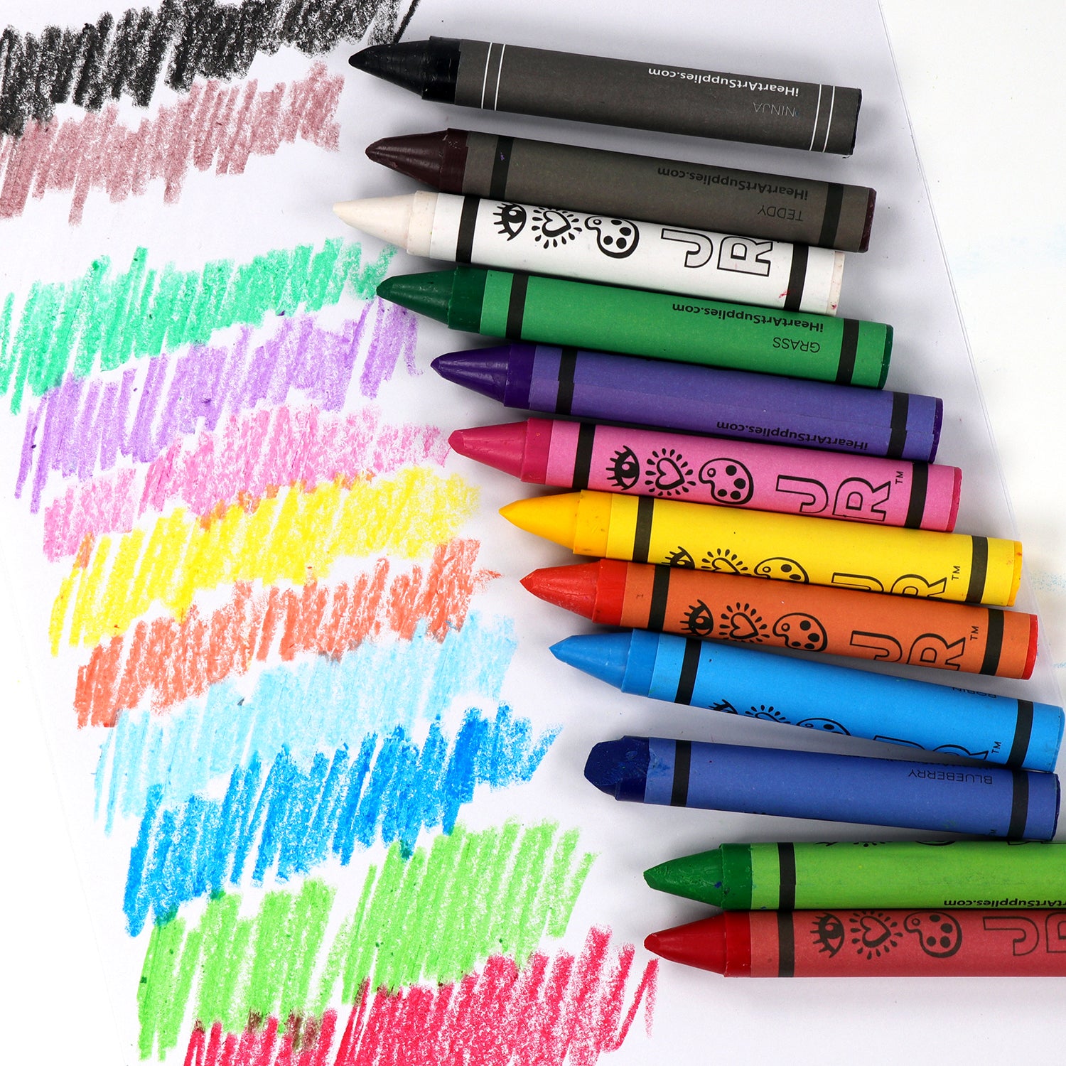 OOLY Thick neon crayons Jumbo brights