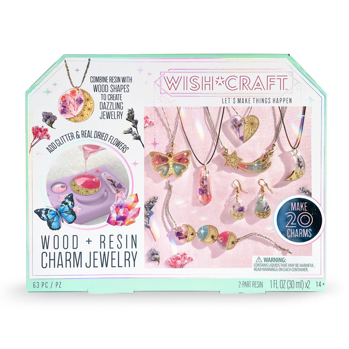 Wish*Craft Wood + Resin Charm Jewelry