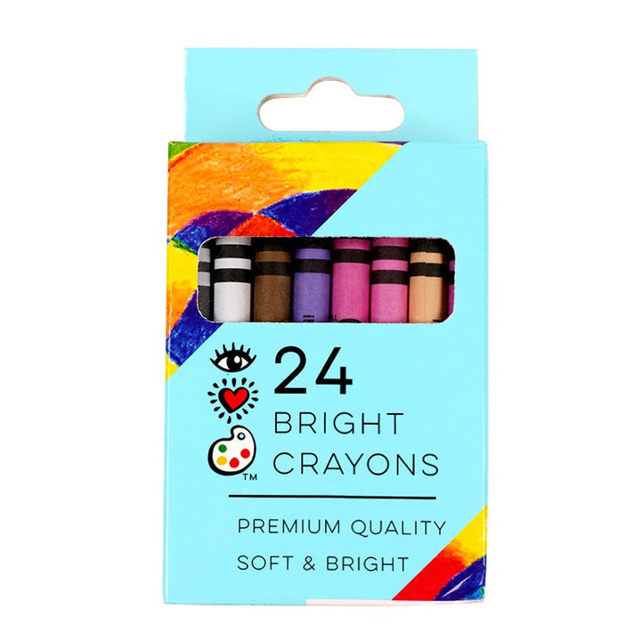 iHeartArt 24 Bright Crayons