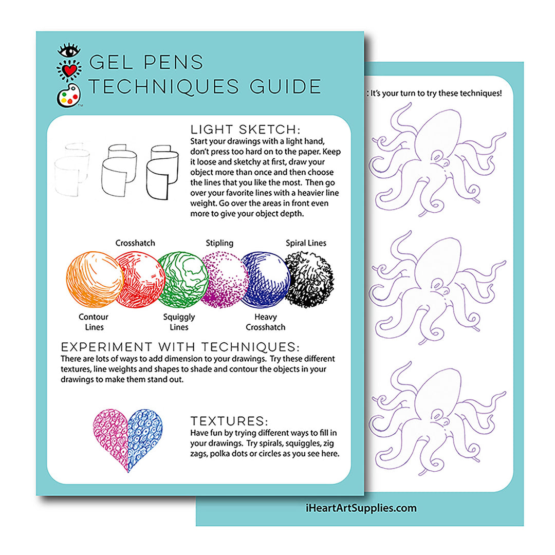 iHeartArt 12 Glitter Gel Pens