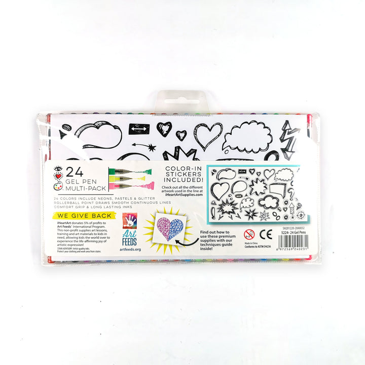 iHeartArt 24 Gel Pen Multi-pack