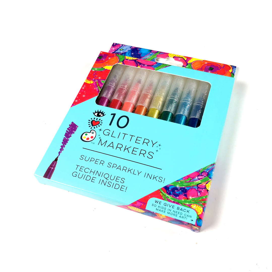 iHeartArt 10 Glittery Markers