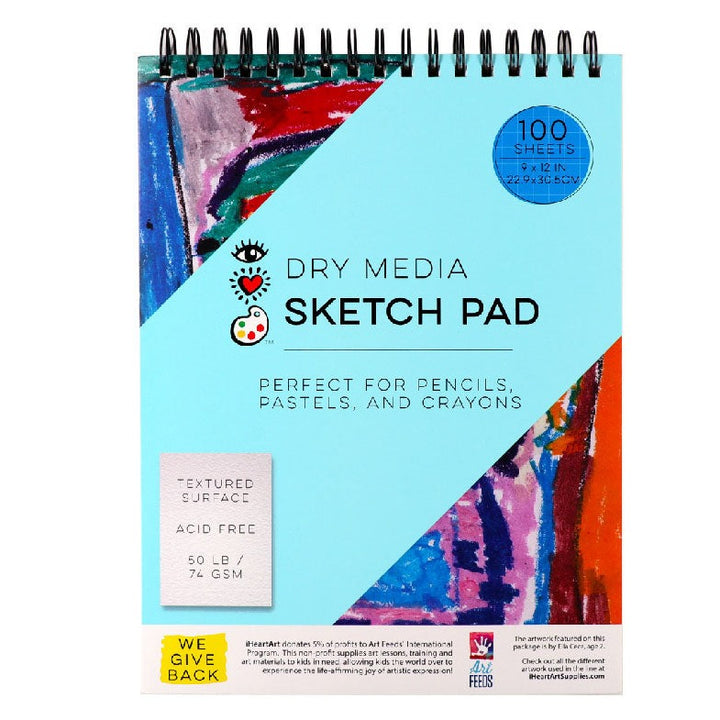 iHeartArt Dry Media Sketch Pad