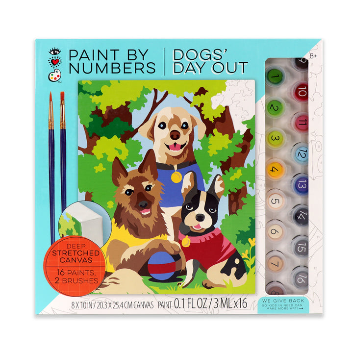 iHeartArt Paint by Numbers Dogs' Day Out