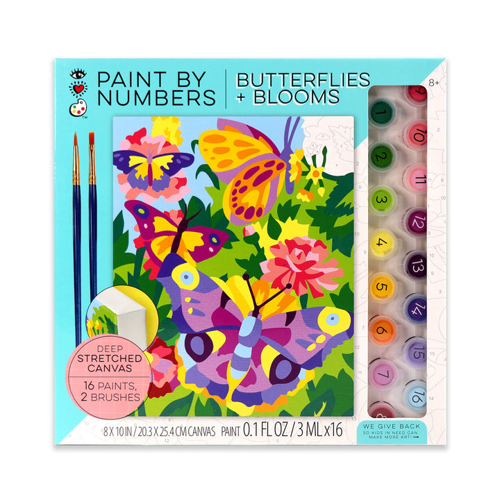 iHeartArt Paint by Numbers Butterflies + Blooms