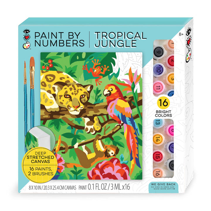 iHeartArt Paint By Numbers Tropical Jungle