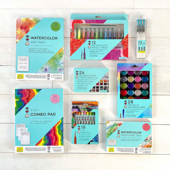 iHeartArt I Heart Watercolor Art Supply Bundle