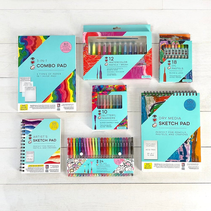 iHeartArt I Heart Drawing Art Supply Bundle