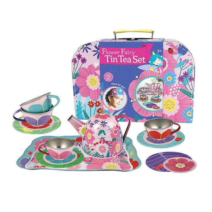 Flower Fairy  Tin Tea Set