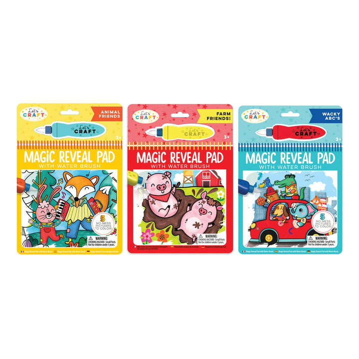 Magic Water Reveal Pads  Farm, ABCs, Animals