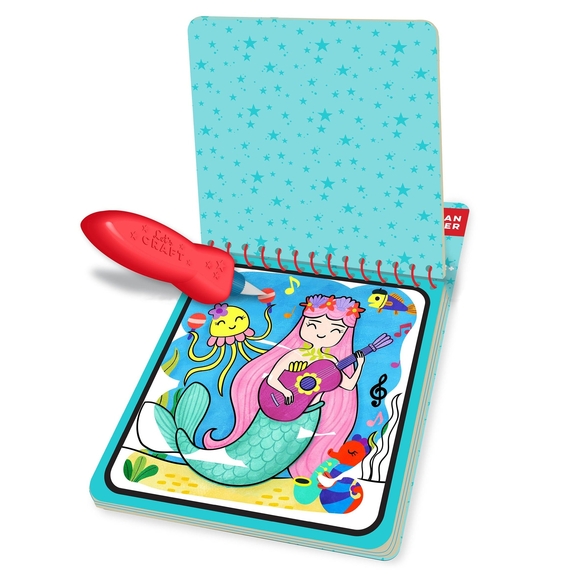 Magic Reveal Pad with Water Brush - Fantasy Assortment — Little Details