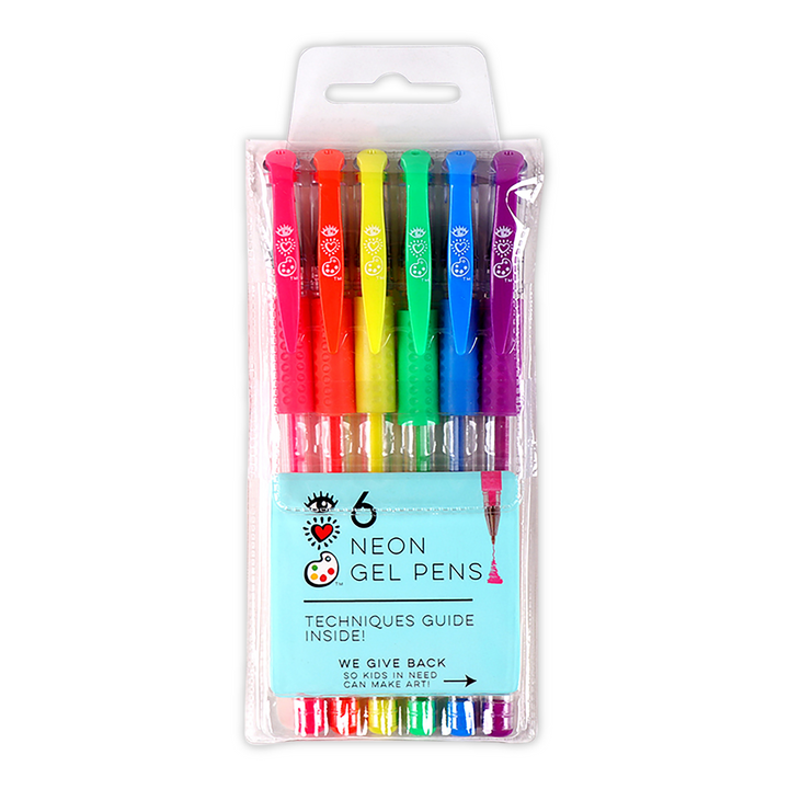 iHeartArt 6 Neon Gel Pens